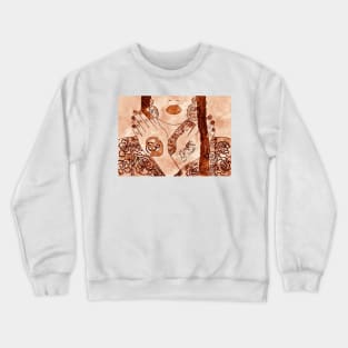 Mexican Mayan Chocolate Model No. 2 Crewneck Sweatshirt